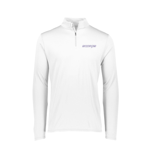 [FTLQFLWH-FAXS-LOGO2] Decker Women's Flex-Lite 1/4 Zip Shirt (Female Adult XS, White, Logo 2)